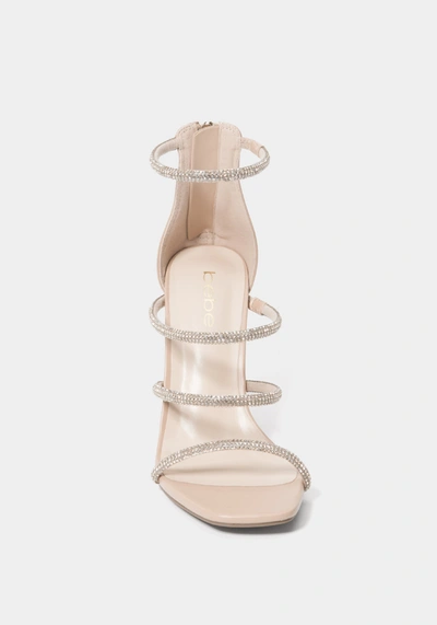 Bebe Frankey Heels In Natural Sudette