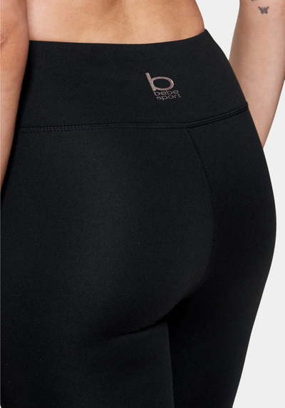 Shop Bebe Sport Sport Legging With Zipper In Black