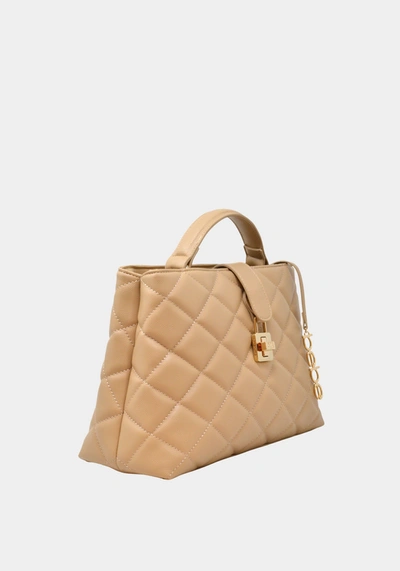 Shop Bebe Lyla Shoulder Bag In Almond