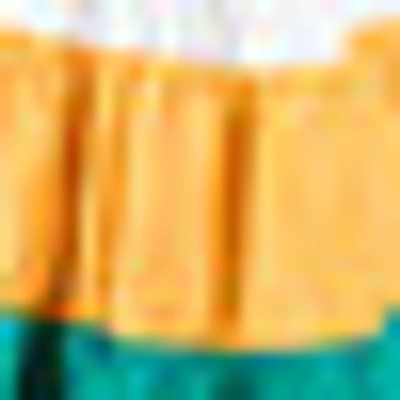 Bebe Color Block Ruffle Dress In Multi