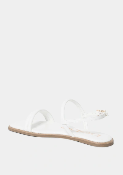 Bebe Luzzy In White Faux