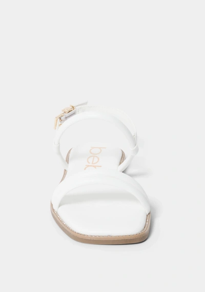 Bebe Luzzy In White Faux