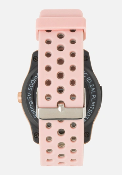 Shop Bebe Silicon Bracelet Smart Watch In Light Pink
