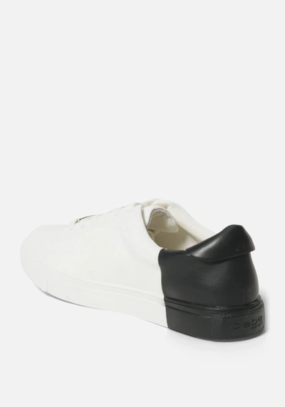 Shop Bebe Charley  Logo Sneakers In White,black