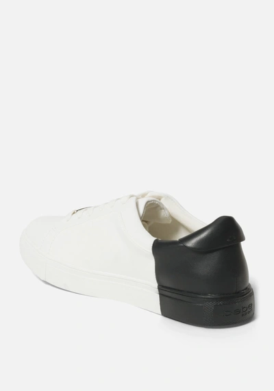 Bebe Charley  Logo Sneakers In White,black