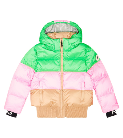 Shop Bogner Anna Ski Down Jacket In Multicoloured