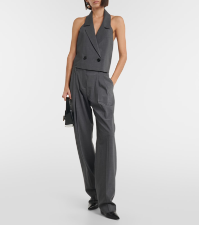 Shop Dorothee Schumacher Modern Sophistication Pants In Grey