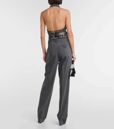 Shop Dorothee Schumacher Modern Sophistication Pants In Grey