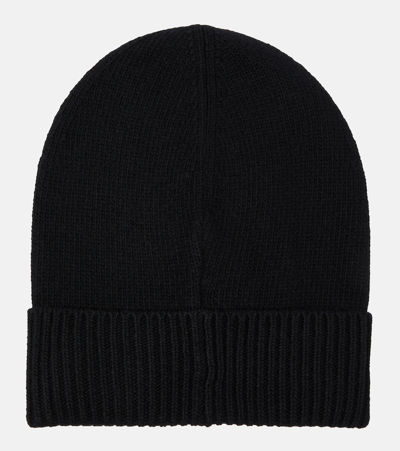 Jet Set Andrea Wool Beanie In Black