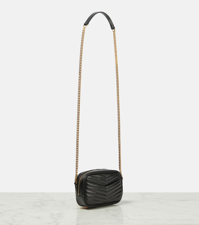 Saint Laurent Lou Crossbody Bag In Black