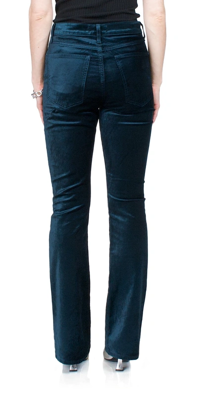 Agolde Nico Velvet Boot Blizzard