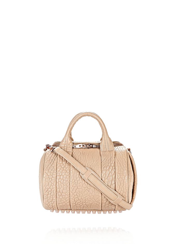 alexander wang rose gold bag