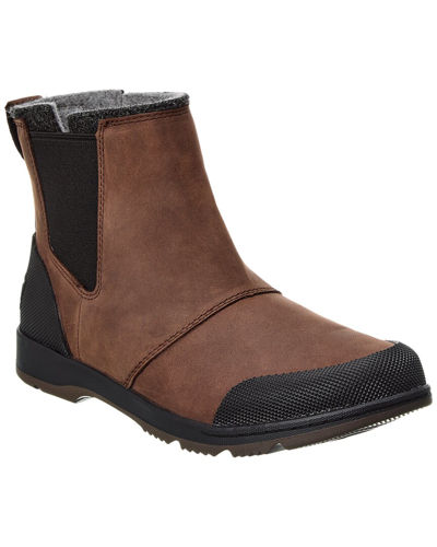 Shop Sorel Ankeny Ii Leather Chelsea Boot In Brown