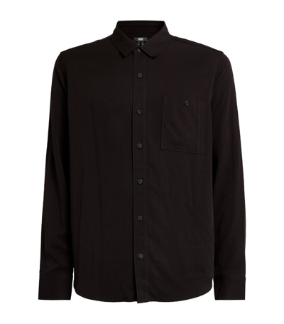 Shop Paige Long-sleeve Shirt In Black