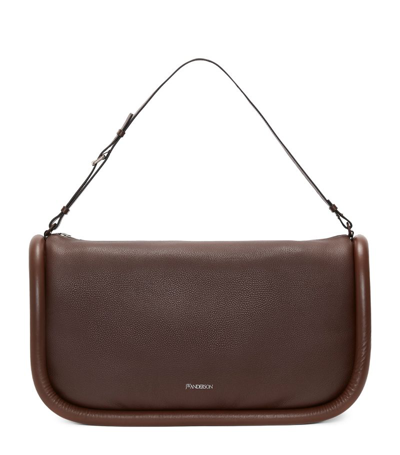 Shop Jw Anderson Leather Bumper-36 Cross-body Bag In Brown