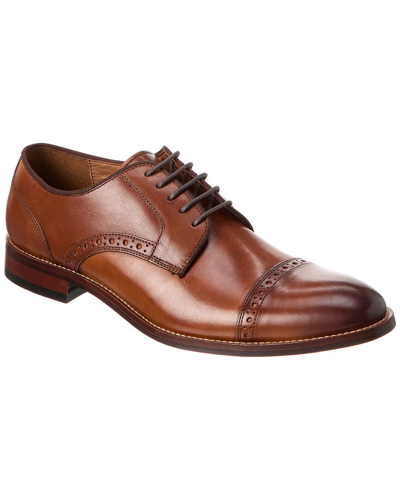 Shop Winthrop Shoes Oakwood Leather Oxford In Brown