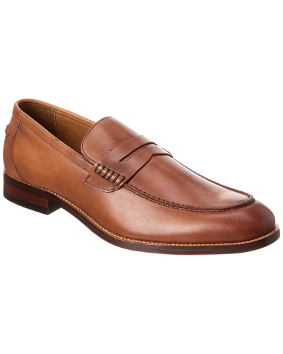Shop Winthrop Shoes Hamilton Leather Loafer In Brown