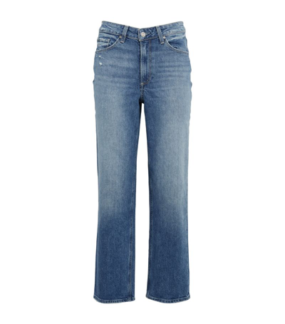 Shop Paige Straight Sarah Jeans In Blue