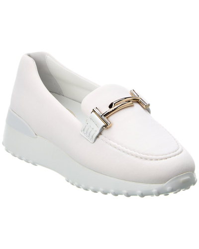 Shop Tod's Double T Loafer In White
