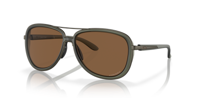 Shop Oakley Split Time Sunglasses In Olive