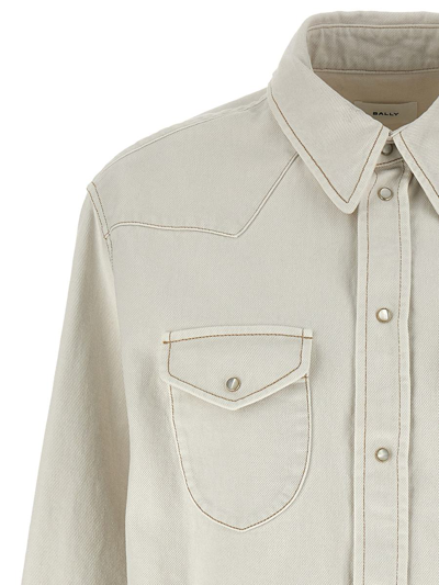 Bally Cotton Shirt In White