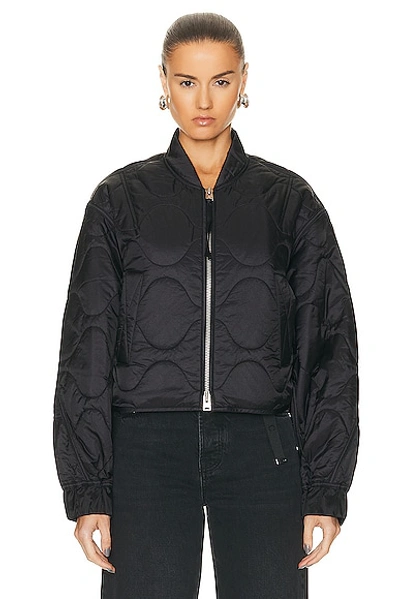 Agolde Shoreditch Ski Club X  Iona Quilted Jacket In Black