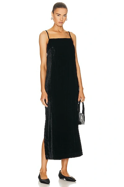 Shop Loulou Studio Etinas Long Velvet Dress In Black