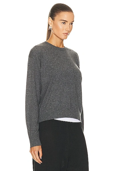 Shop Nili Lotan Itzel Sweater In Grey Melange