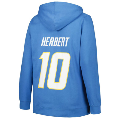 Profile Justin Herbert Powder Blue Los Angeles Chargers Plus Size