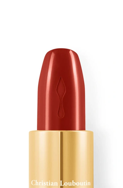 Shop Christian Louboutin Rouge Louboutin Silky Satin On The Go Lipstick In Brick Chick 515