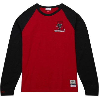 Shop Mitchell & Ness Crimson Alabama Crimson Tide Legendary Slub Raglan Long Sleeve T-shirt