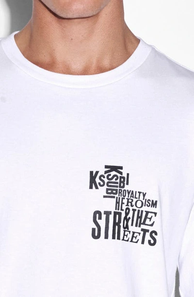 Shop Ksubi Graff Kash Long Sleeve Graphic T-shirt In White