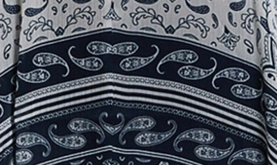 Shop Guess Tania Paisley Handkerchief Hem Dress In Sashiko Bandana Print