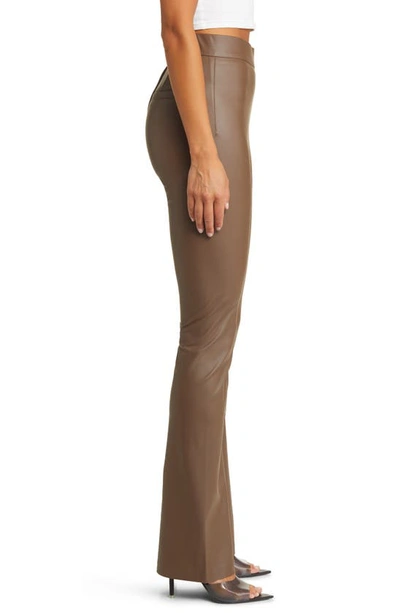 Shop Blanknyc Hoyt Mini Bootcut Faux Leather Pants In Move Forward