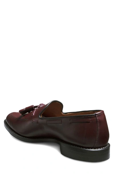 Shop Allen Edmonds Grayson Tassel Loafer In Burgundy