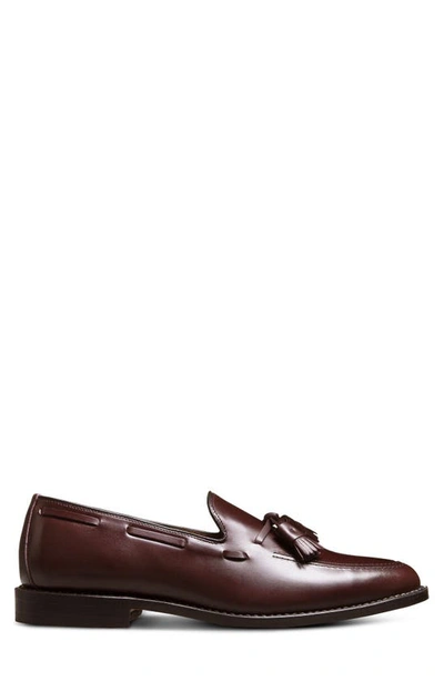 Shop Allen Edmonds Grayson Tassel Loafer In Burgundy