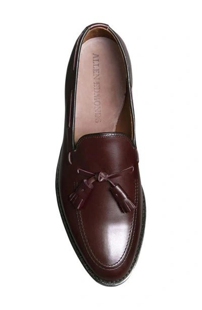 Shop Allen Edmonds Grayson Tassel Loafer In Burgundy