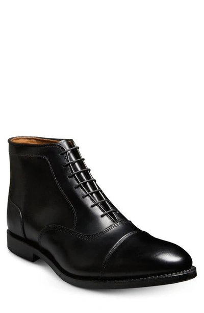 Shop Allen Edmonds Park Cap Toe Boot In Black