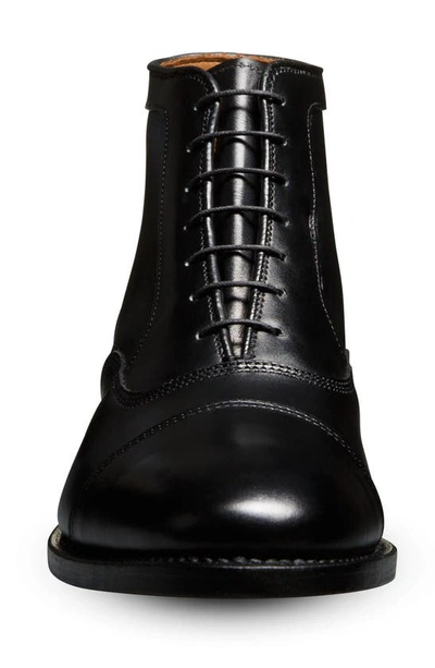 Allen Edmonds Park Cap Toe Boot In Black