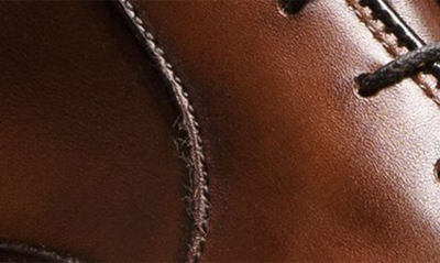 Allen Edmonds Park Cap Toe Boot In Dark Chili