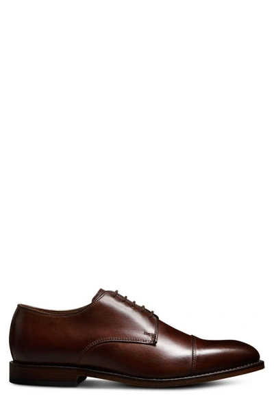 Shop Allen Edmonds Park Avenue Derby In Mahogany