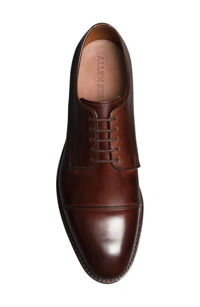 Shop Allen Edmonds Park Avenue Derby In Mahogany