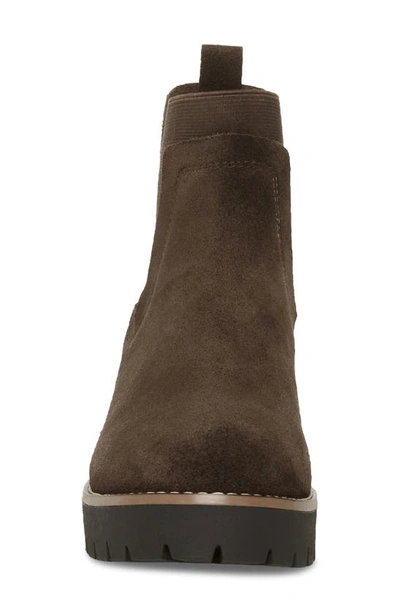 Blondo Danika Womens Stretch Leather Booties In Java