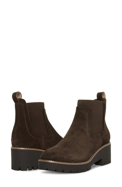Blondo Danika Womens Stretch Leather Booties In Java