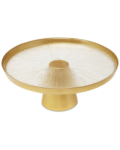Shop Alice Pazkus Footed Cake Plate Glass And Gold