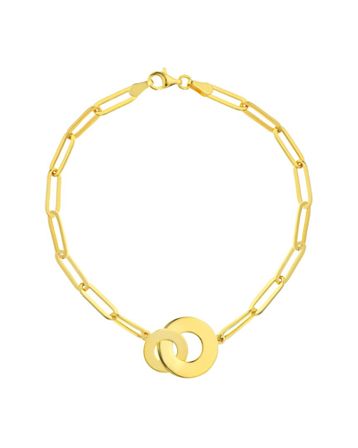 Shop Pure Gold 14k Chain & Link Bracelet