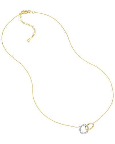 Shop Pure Gold 0.18 Ct. Tw. Diamond Necklace