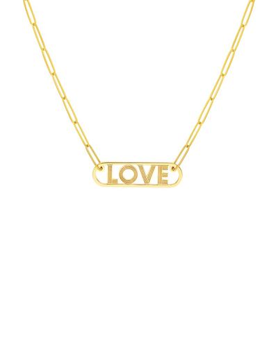 Shop Pure Gold 14k Paperclip Necklace