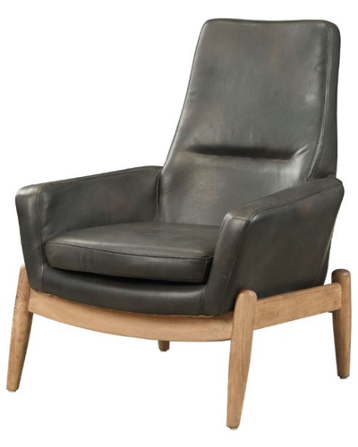 Shop Acme Furniture Accent Chair In Black
