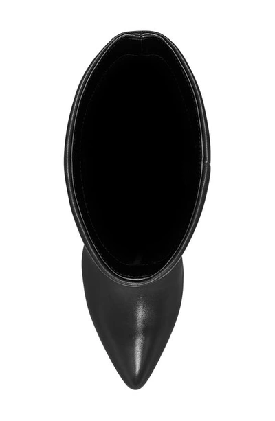 Shop Marc Fisher Ltd Larita Pointed Toe Boot In Black Leather